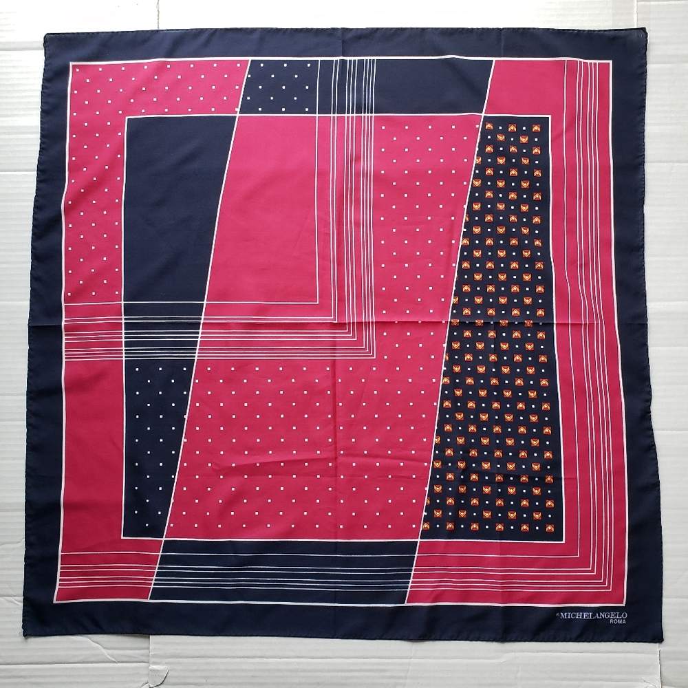 Michel Angelo Roma Square Scarf 33"